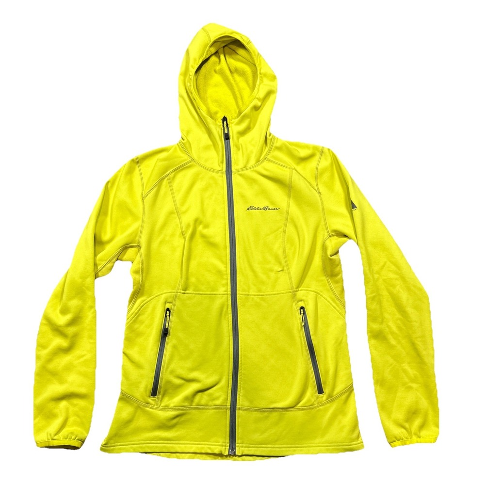 Eddie Bauer First Ascent Full Zip Jacket Womens Medium Yellow